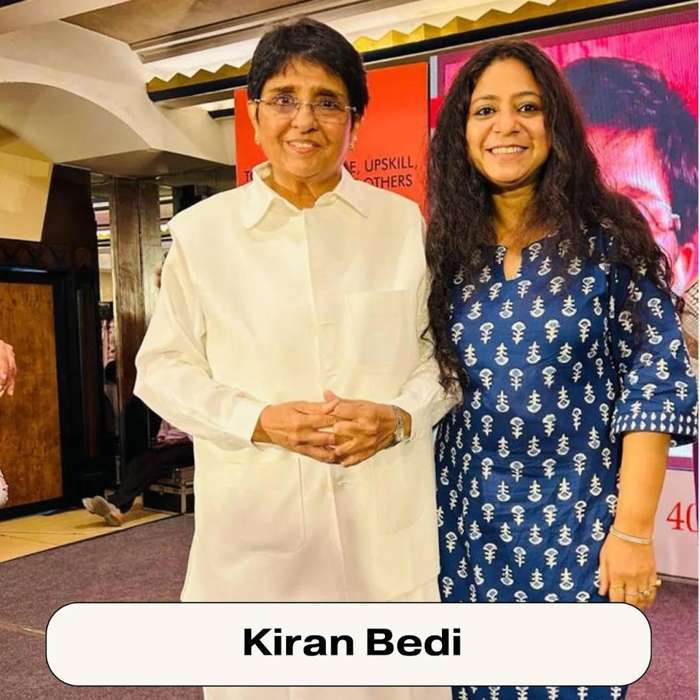 Priyanka with Kiran Bedi