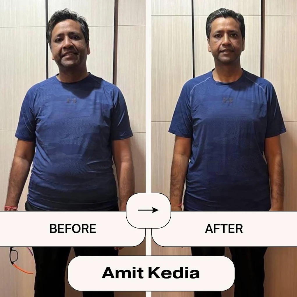 Client result from the 100-Day Program