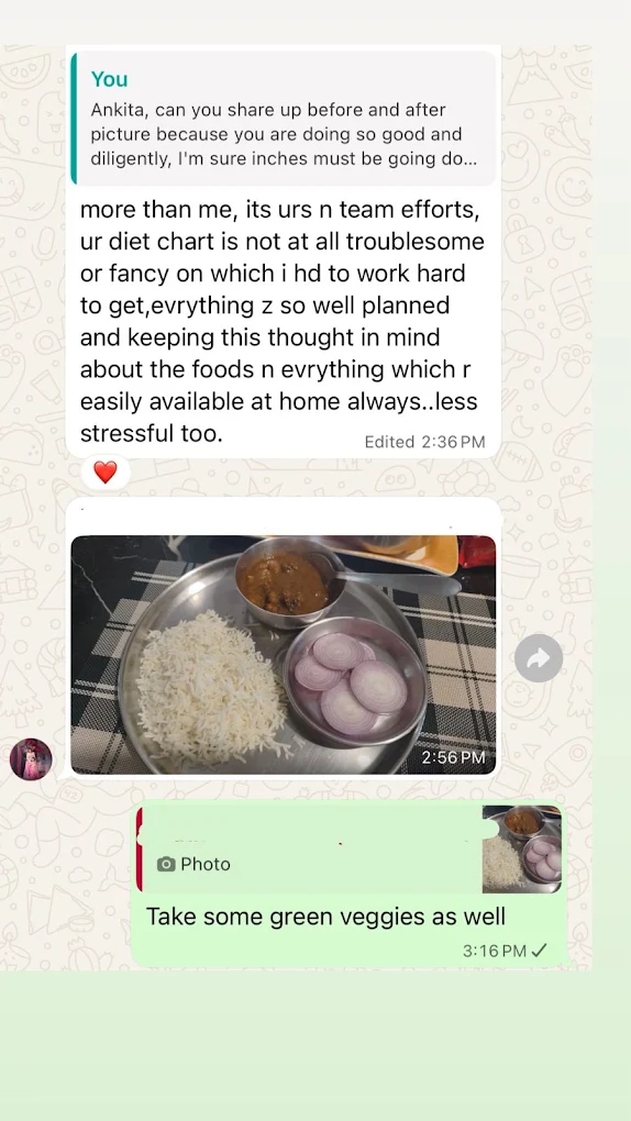 Message from a client during the program