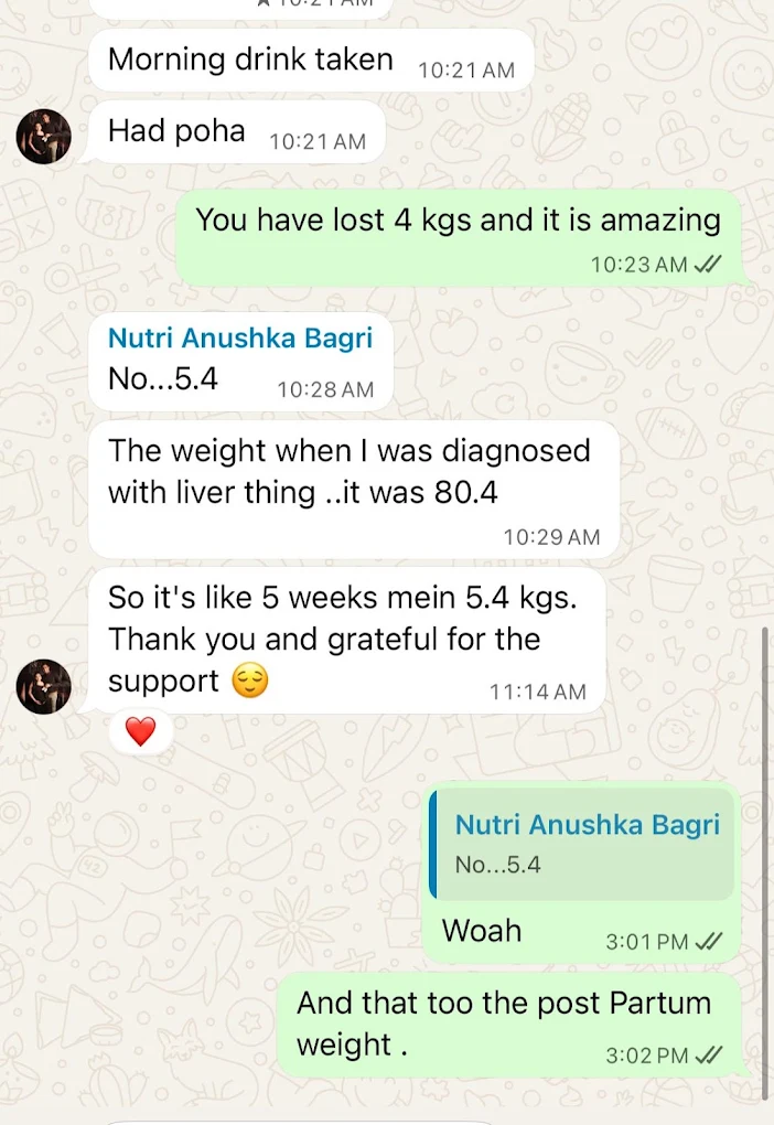Message from a client during the program