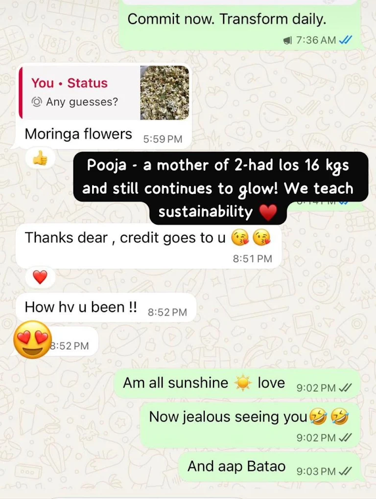 Message from a client during the program