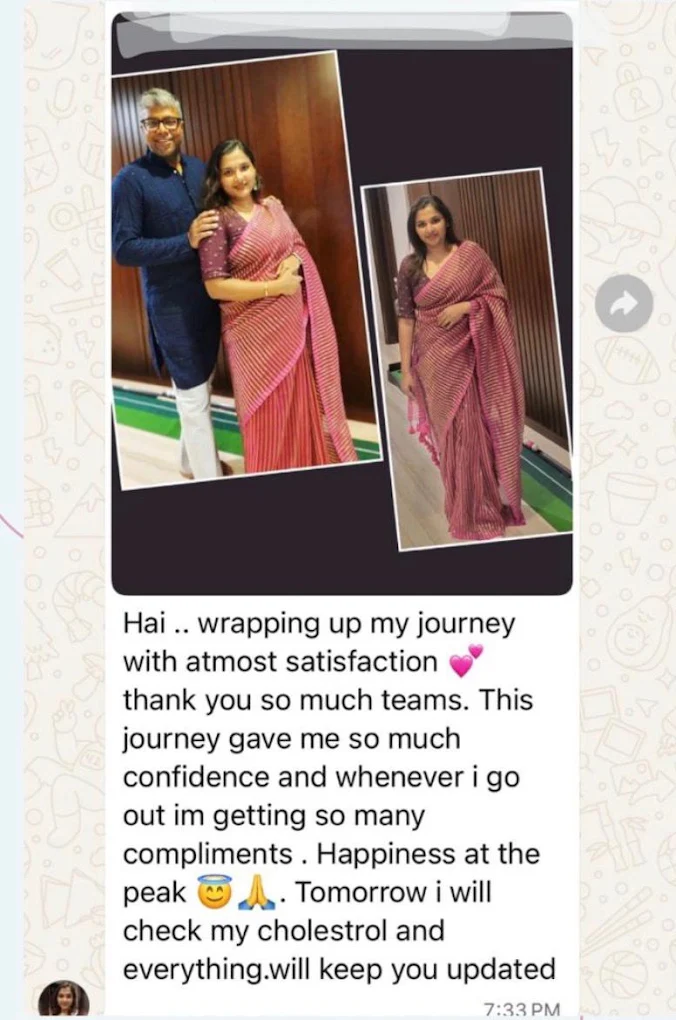 Message from a client during the program