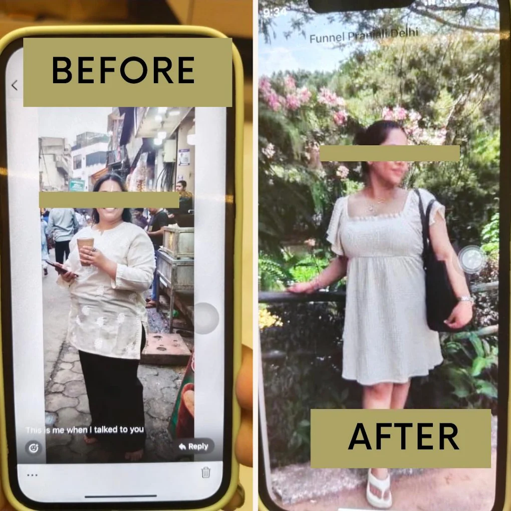 Client result from the 100-Day Program